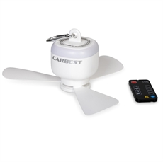 CARBEST Takfläkt med LED-lampa